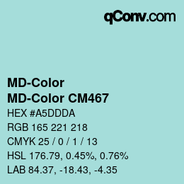 Color code: MD-Color - MD-Color CM467 | qconv.com