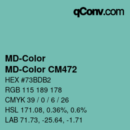 カラーコード: MD-Color - MD-Color CM472 | qconv.com