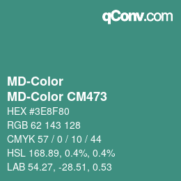 カラーコード: MD-Color - MD-Color CM473 | qconv.com