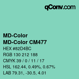 Farbcode: MD-Color - MD-Color CM477 | qconv.com