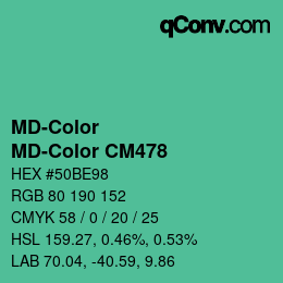 Farbcode: MD-Color - MD-Color CM478 | qconv.com