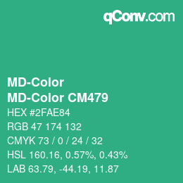 Farbcode: MD-Color - MD-Color CM479 | qconv.com