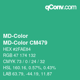 カラーコード: MD-Color - MD-Color CM479 | qconv.com