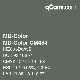 Farbcode: MD-Color - MD-Color CM484 | qconv.com