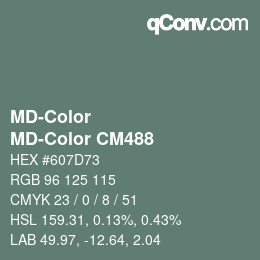 Farbcode: MD-Color - MD-Color CM488 | qconv.com