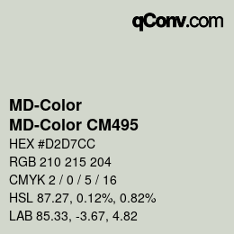 Farbcode: MD-Color - MD-Color CM495 | qconv.com