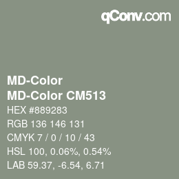 Farbcode: MD-Color - MD-Color CM513 | qconv.com