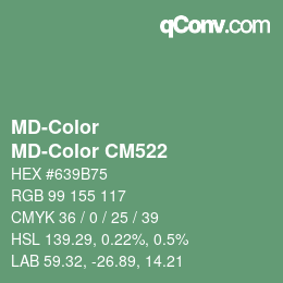 Código de color: MD-Color - MD-Color CM522 | qconv.com