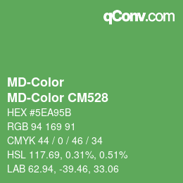 カラーコード: MD-Color - MD-Color CM528 | qconv.com