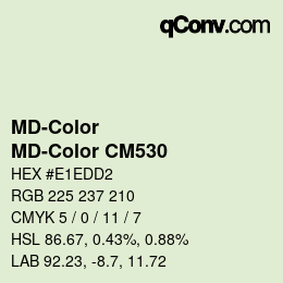 Farbcode: MD-Color - MD-Color CM530 | qconv.com