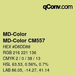 Farbcode: MD-Color - MD-Color CM557 | qconv.com