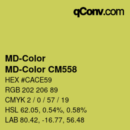 カラーコード: MD-Color - MD-Color CM558 | qconv.com