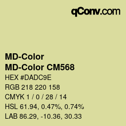 カラーコード: MD-Color - MD-Color CM568 | qconv.com