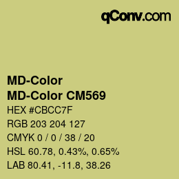 カラーコード: MD-Color - MD-Color CM569 | qconv.com