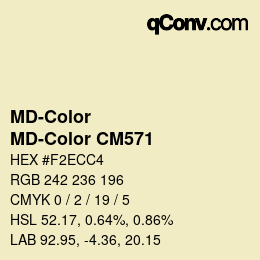 Color code: MD-Color - MD-Color CM571 | qconv.com