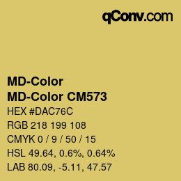 Color code: MD-Color - MD-Color CM573 | qconv.com