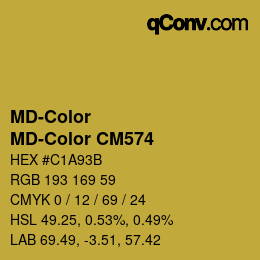 Farbcode: MD-Color - MD-Color CM574 | qconv.com