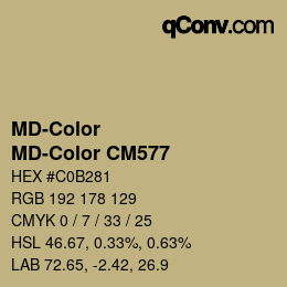 Color code: MD-Color - MD-Color CM577 | qconv.com