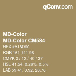 カラーコード: MD-Color - MD-Color CM584 | qconv.com