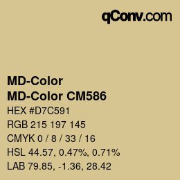 Farbcode: MD-Color - MD-Color CM586 | qconv.com