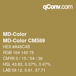 Color code: MD-Color - MD-Color CM589 | qconv.com