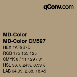 Farbcode: MD-Color - MD-Color CM597 | qconv.com