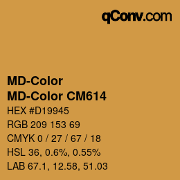 Farbcode: MD-Color - MD-Color CM614 | qconv.com