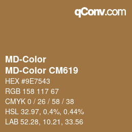 Farbcode: MD-Color - MD-Color CM619 | qconv.com