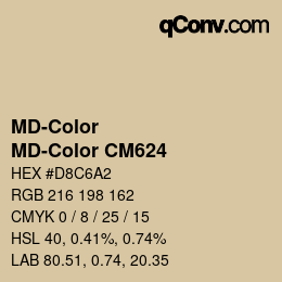 カラーコード: MD-Color - MD-Color CM624 | qconv.com