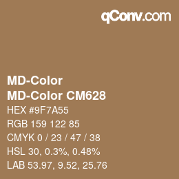 カラーコード: MD-Color - MD-Color CM628 | qconv.com