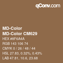 Farbcode: MD-Color - MD-Color CM629 | qconv.com