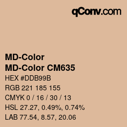カラーコード: MD-Color - MD-Color CM635 | qconv.com