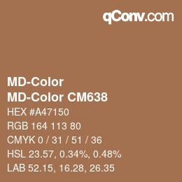 Farbcode: MD-Color - MD-Color CM638 | qconv.com