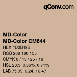 Farbcode: MD-Color - MD-Color CM644 | qconv.com