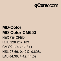 Farbcode: MD-Color - MD-Color CM653 | qconv.com