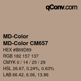 カラーコード: MD-Color - MD-Color CM657 | qconv.com