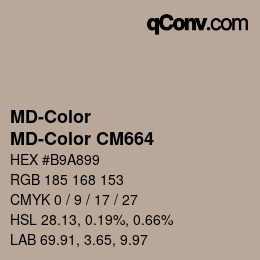 カラーコード: MD-Color - MD-Color CM664 | qconv.com