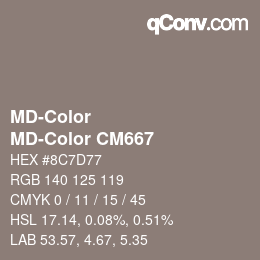 Farbcode: MD-Color - MD-Color CM667 | qconv.com