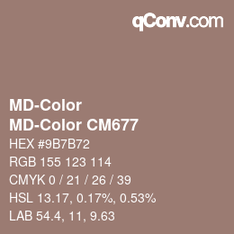 カラーコード: MD-Color - MD-Color CM677 | qconv.com