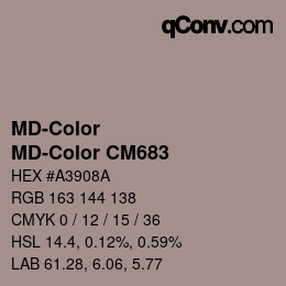 Farbcode: MD-Color - MD-Color CM683 | qconv.com