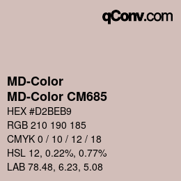 カラーコード: MD-Color - MD-Color CM685 | qconv.com