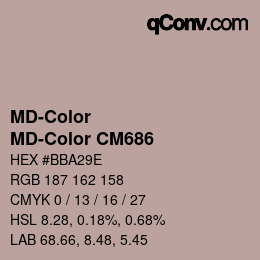 Farbcode: MD-Color - MD-Color CM686 | qconv.com