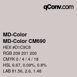 Color code: MD-Color - MD-Color CM690 | qconv.com