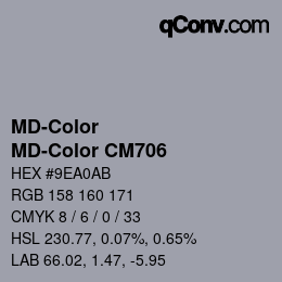 カラーコード: MD-Color - MD-Color CM706 | qconv.com