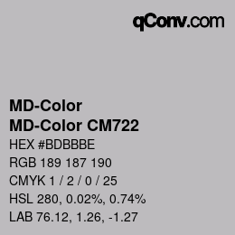 カラーコード: MD-Color - MD-Color CM722 | qconv.com