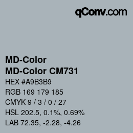 Color code: MD-Color - MD-Color CM731 | qconv.com