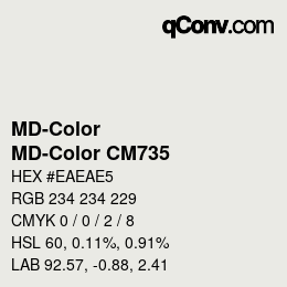 Color code: MD-Color - MD-Color CM735 | qconv.com