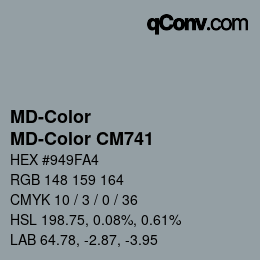 Color code: MD-Color - MD-Color CM741 | qconv.com