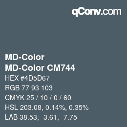 Farbcode: MD-Color - MD-Color CM744 | qconv.com