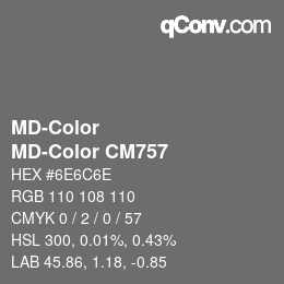 Farbcode: MD-Color - MD-Color CM757 | qconv.com